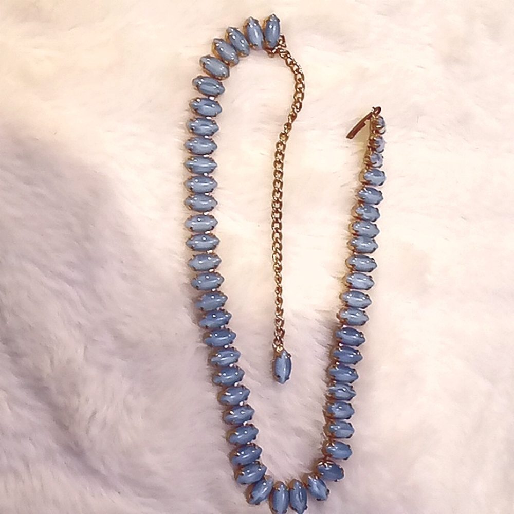 Blue vintage necklace